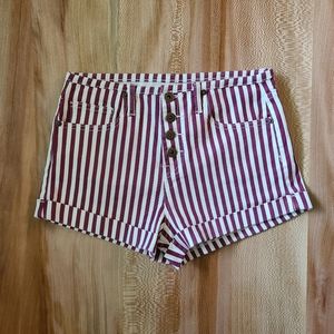 Highwaisted Striped Short